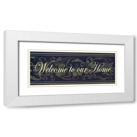 . White Modern Wood Framed Art Print with Double Matting by Haynes, Smith