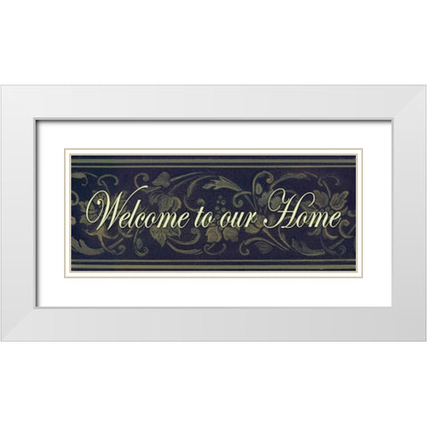 . White Modern Wood Framed Art Print with Double Matting by Haynes, Smith