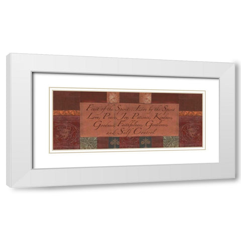 . White Modern Wood Framed Art Print with Double Matting by Haynes, Smith