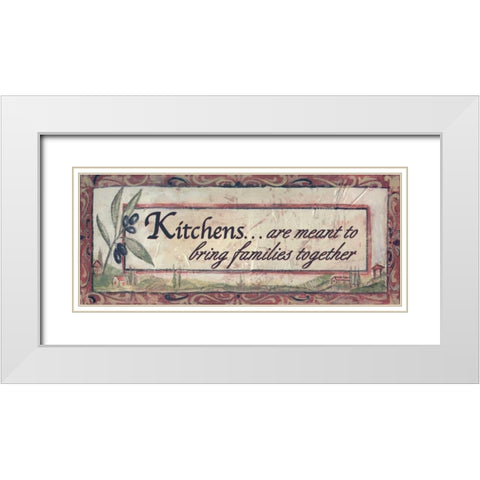 . White Modern Wood Framed Art Print with Double Matting by Haynes, Smith