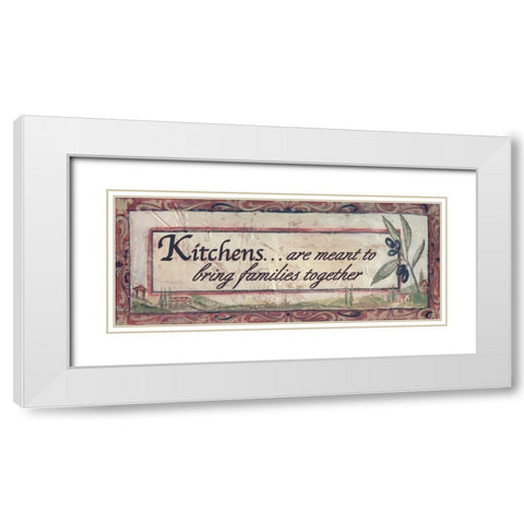 . White Modern Wood Framed Art Print with Double Matting by Haynes, Smith