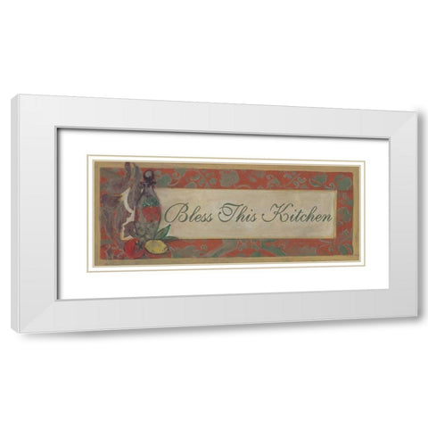 . White Modern Wood Framed Art Print with Double Matting by Haynes, Smith