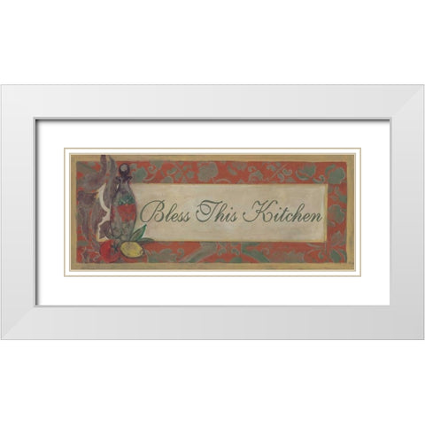 . White Modern Wood Framed Art Print with Double Matting by Haynes, Smith