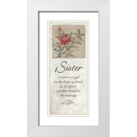 . White Modern Wood Framed Art Print with Double Matting by Haynes, Smith