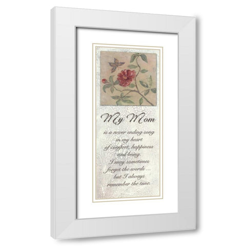 . White Modern Wood Framed Art Print with Double Matting by Haynes, Smith