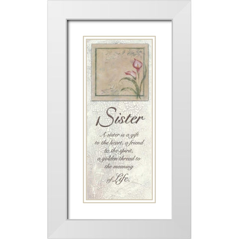. White Modern Wood Framed Art Print with Double Matting by Haynes, Smith