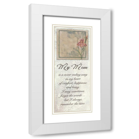 . White Modern Wood Framed Art Print with Double Matting by Haynes, Smith