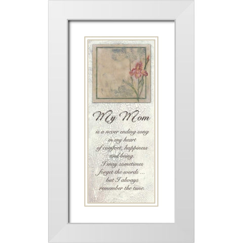 . White Modern Wood Framed Art Print with Double Matting by Haynes, Smith