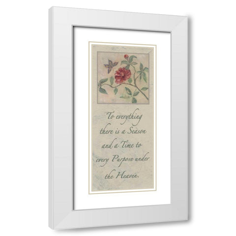 . White Modern Wood Framed Art Print with Double Matting by Haynes, Smith