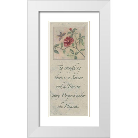 . White Modern Wood Framed Art Print with Double Matting by Haynes, Smith