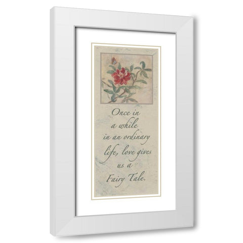 . White Modern Wood Framed Art Print with Double Matting by Haynes, Smith