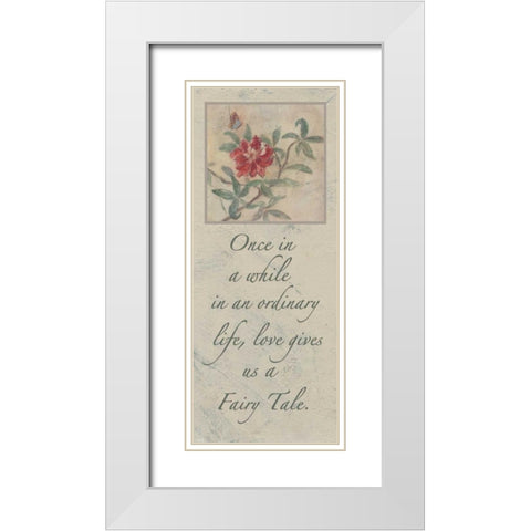 . White Modern Wood Framed Art Print with Double Matting by Haynes, Smith