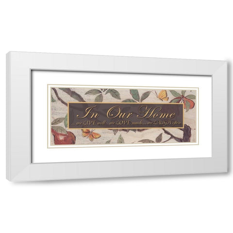 . White Modern Wood Framed Art Print with Double Matting by Haynes, Smith