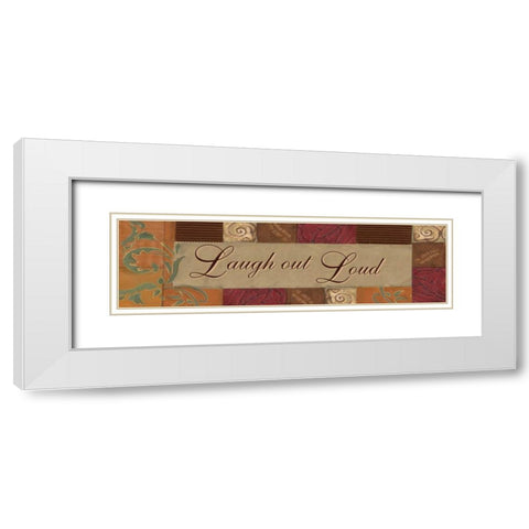 . White Modern Wood Framed Art Print with Double Matting by Haynes, Smith