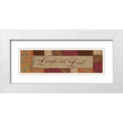 . White Modern Wood Framed Art Print with Double Matting by Haynes, Smith