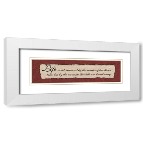 . White Modern Wood Framed Art Print with Double Matting by Haynes, Smith