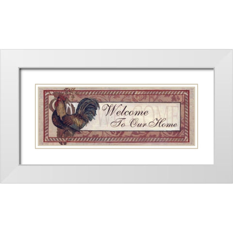 . White Modern Wood Framed Art Print with Double Matting by Haynes, Smith