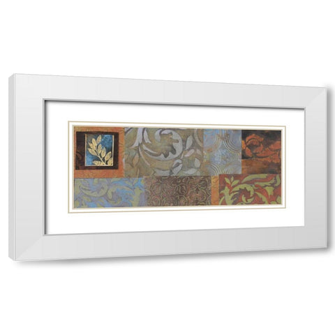 . White Modern Wood Framed Art Print with Double Matting by Haynes, Smith