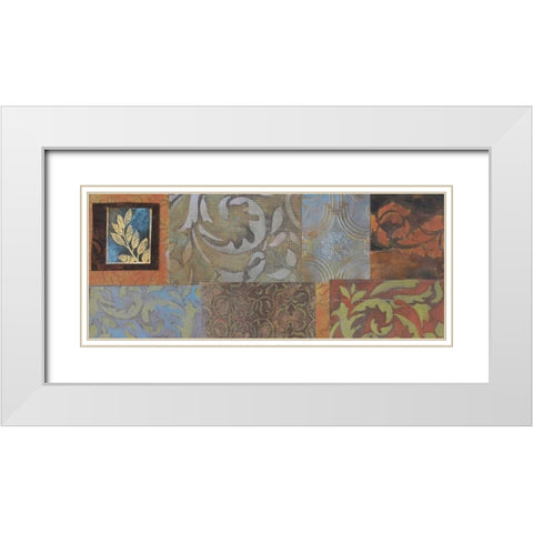 . White Modern Wood Framed Art Print with Double Matting by Haynes, Smith