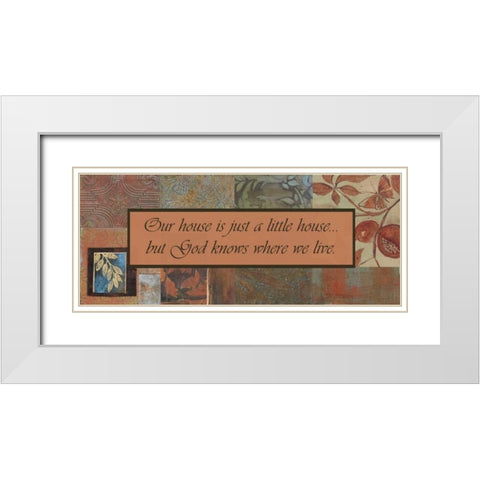 . White Modern Wood Framed Art Print with Double Matting by Haynes, Smith
