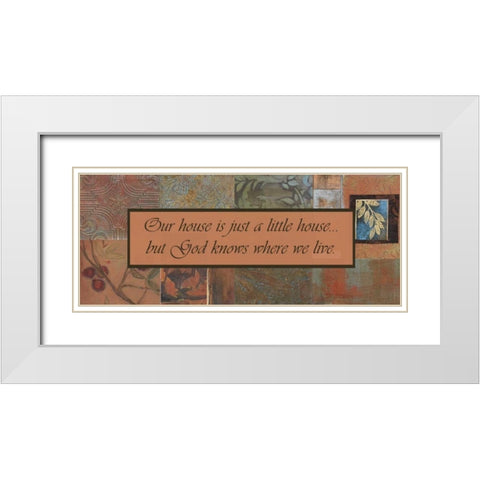 . White Modern Wood Framed Art Print with Double Matting by Haynes, Smith