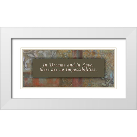. White Modern Wood Framed Art Print with Double Matting by Haynes, Smith