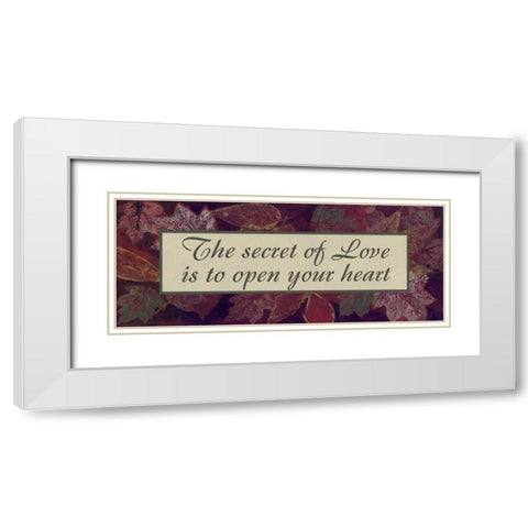 . White Modern Wood Framed Art Print with Double Matting by Haynes, Smith