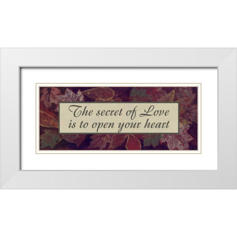 . White Modern Wood Framed Art Print with Double Matting by Haynes, Smith