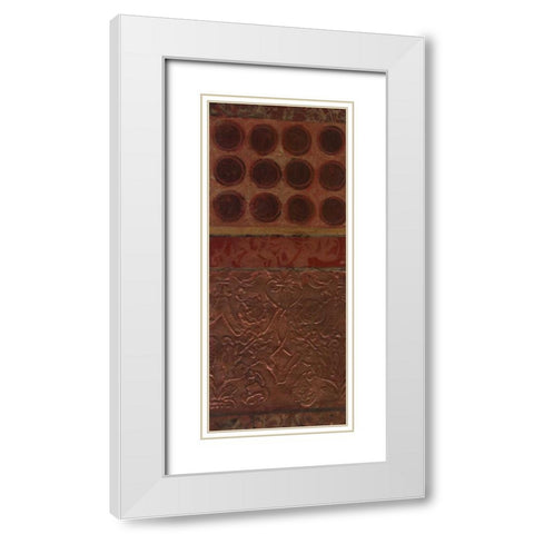 . White Modern Wood Framed Art Print with Double Matting by Haynes, Smith