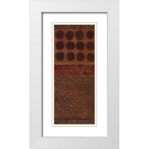 . White Modern Wood Framed Art Print with Double Matting by Haynes, Smith