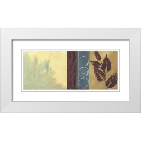 . White Modern Wood Framed Art Print with Double Matting by Haynes, Smith