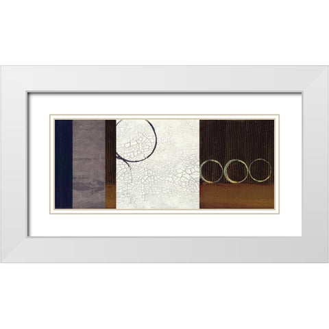 . White Modern Wood Framed Art Print with Double Matting by Haynes, Smith