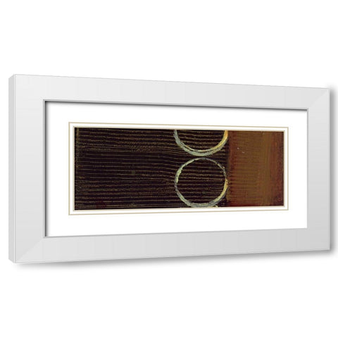 . White Modern Wood Framed Art Print with Double Matting by Haynes, Smith