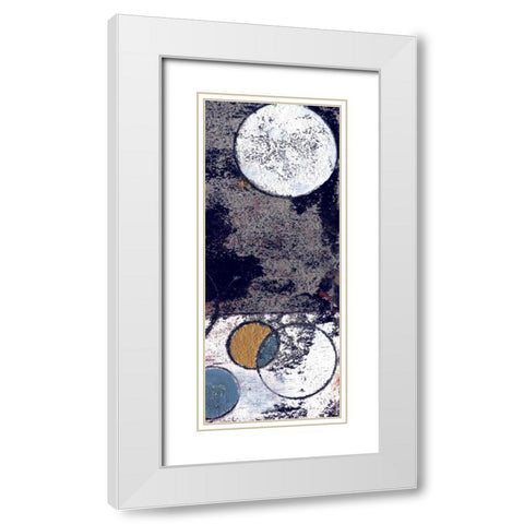 . White Modern Wood Framed Art Print with Double Matting by Haynes, Smith