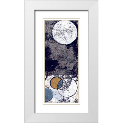 . White Modern Wood Framed Art Print with Double Matting by Haynes, Smith