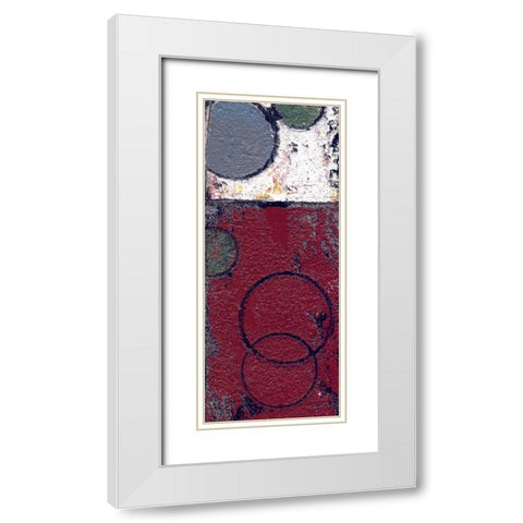 . White Modern Wood Framed Art Print with Double Matting by Haynes, Smith