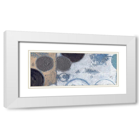 . White Modern Wood Framed Art Print with Double Matting by Haynes, Smith