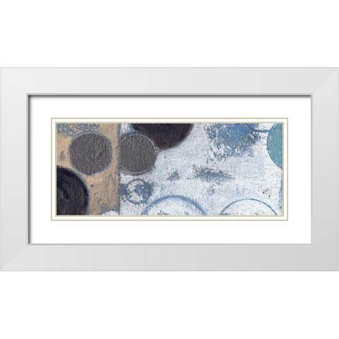 . White Modern Wood Framed Art Print with Double Matting by Haynes, Smith