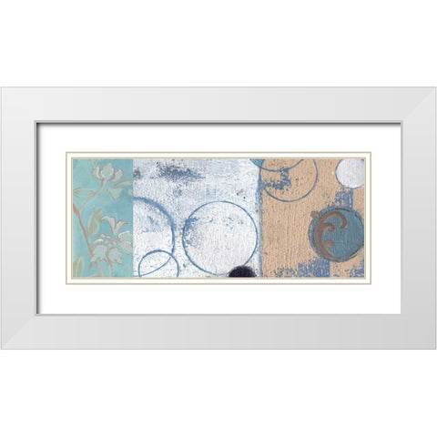 . White Modern Wood Framed Art Print with Double Matting by Haynes, Smith