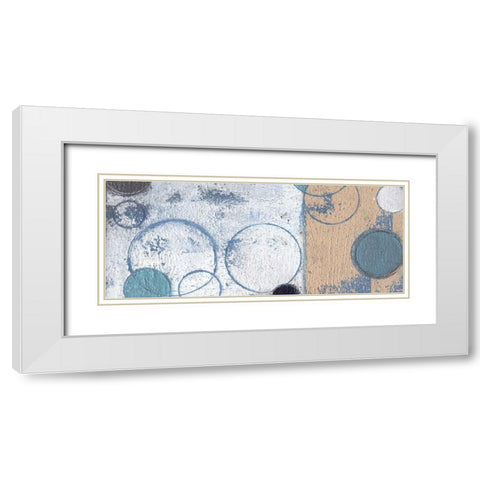 . White Modern Wood Framed Art Print with Double Matting by Haynes, Smith