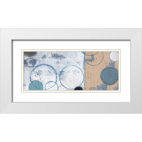 . White Modern Wood Framed Art Print with Double Matting by Haynes, Smith