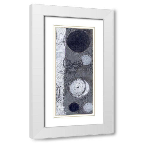 . White Modern Wood Framed Art Print with Double Matting by Haynes, Smith
