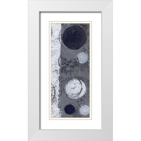 . White Modern Wood Framed Art Print with Double Matting by Haynes, Smith