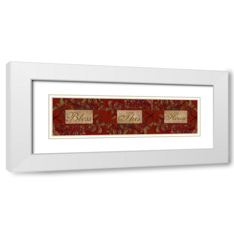 . White Modern Wood Framed Art Print with Double Matting by Haynes, Smith