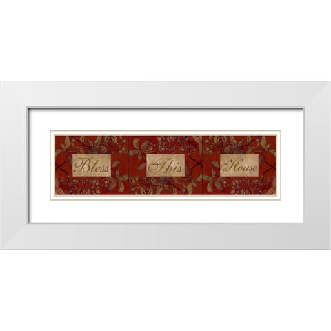 . White Modern Wood Framed Art Print with Double Matting by Haynes, Smith