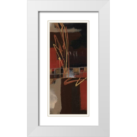 . White Modern Wood Framed Art Print with Double Matting by Haynes, Smith