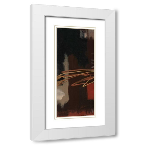 . White Modern Wood Framed Art Print with Double Matting by Haynes, Smith