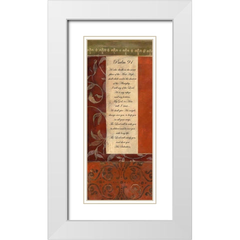 . White Modern Wood Framed Art Print with Double Matting by Haynes, Smith