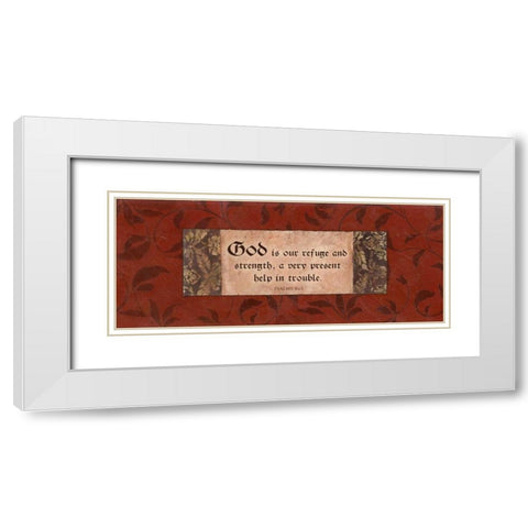 . White Modern Wood Framed Art Print with Double Matting by Haynes, Smith