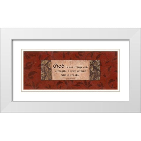 . White Modern Wood Framed Art Print with Double Matting by Haynes, Smith